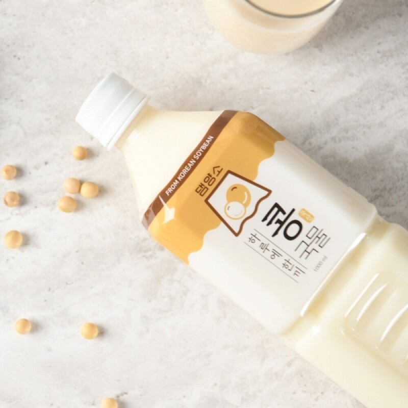 농업회사법인 하루에한모,(강원we)[댐양소] 국산콩 전통방식 진한 콩물 1000ml X 2입 (2L)
